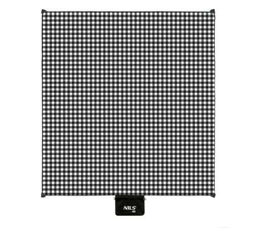 Килимок для пікніка NILS CAMP NC2311 200 x 200 см, чорно-білий