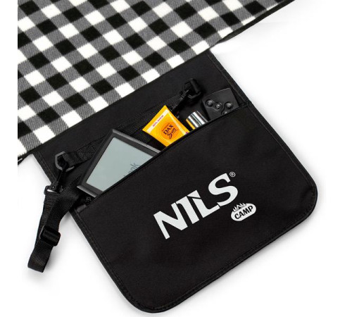 Килимок для пікніка NILS CAMP NC2311 200 x 200 см, чорно-білий