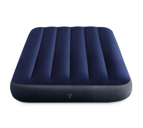 Надувний матрац INTEX 64757 з насосм 191 х 99 х 25 см, синій