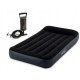 Матрац надувний ІNTEX 64141 з насосом 191 х 99 х 25 см, чорний