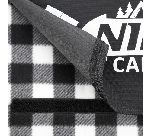 Килимок для пікніка NILS CAMP NC2310 300x200 см - чорно-білий Килимок для пікніка NILS CAMP NC2310 300x200 см - чорно-білий