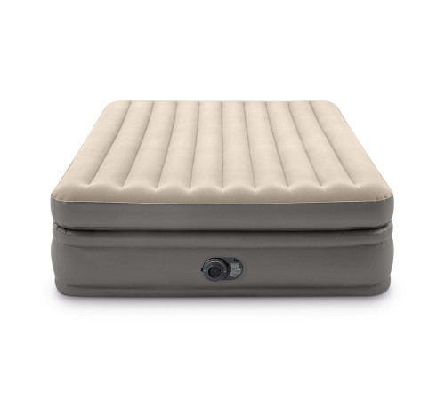 Надувний матрац INTEX 64164ND з насосом 203 х 152 х 51 см, бежевий