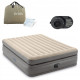 Надувний матрац INTEX 64164ND з насосом 203 х 152 х 51 см, бежевий