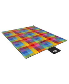 Килимок для пікніка NC2221 PE + ALU NILS CAMP 250x200 см - різнокольоровий