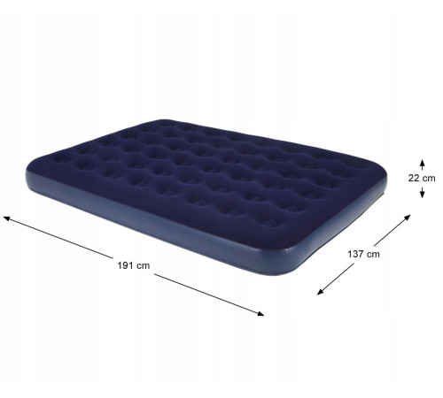 Подвійний надувний матрац AVENLI 191 х 137 х 22 см