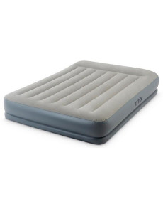Матрац надувний Intex 64118 203x152x30 см, сірий