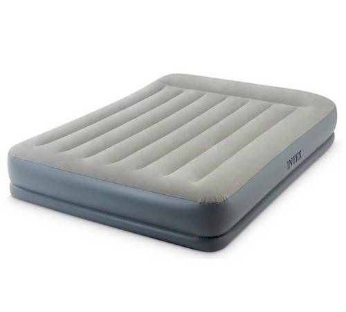 Intex 64118 (203 x 152 x 30см) Надувная кровать с подголовником Intex 64118 (203 x 152 x 30см) Надувная кровать с подголовником