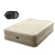 Матрац надувний Intex 64428ND 203x152x46 см бежевий + насос