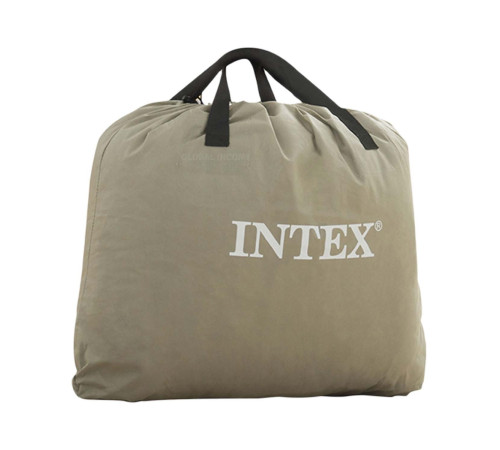 Матрац надувний Intex 64414ND 203x152x46 см сірий + насос Матрац надувний Intex 64414ND 203x152x46 см сірий + насос