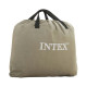 Матрац надувний Intex 64414ND 203x152x46 см сірий + насос