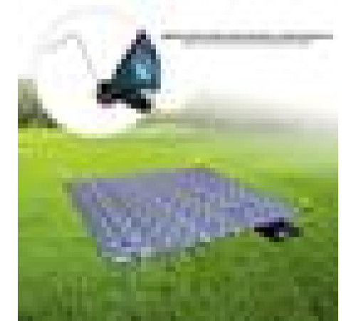Килимок для пікніка NC8014 PE ALU NILS CAMP 220x200 см синє фламінго Килимок для пікніка NC8014 PE ALU NILS CAMP 220x200 см синє фламінго