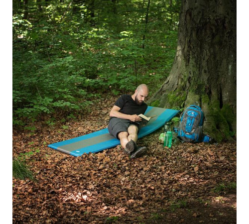 Килимок самонадувний NILS CAMP NC4340, 195 х 60 х 5 см - сіро-блакитний Килимок самонадувний NILS CAMP NC4340, 195 х 60 х 5 см - сіро-блакитний