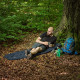 Килимок надувний NILS CAMP NC4005, 193 х 56 х 5,5 см - темно-сірий