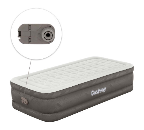 Materac dmuchany 191x97x46 cm z wbudowaną pompką elektryczną Bestway 69048