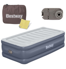 Materac dmuchany 191x97x51 cm z wbudowaną pompką elektryczną Bestway 6713G