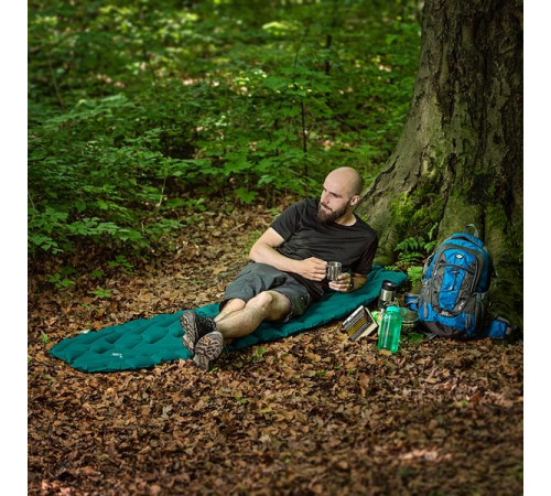Килимок туристичний NILS CAMP NC4005, 193 х 56 х 5,5 см - темно-зелений Килимок туристичний NILS CAMP NC4005, 193 х 56 х 5,5 см - темно-зелений