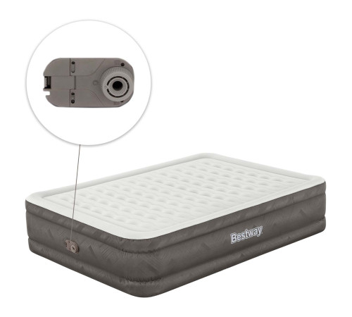 Materac dmuchany 203x152x46 cm z wbudowaną pompką elektryczną Bestway 69050