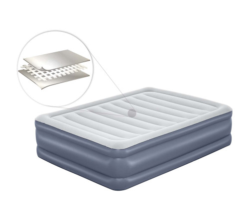 Materac dmuchany 203x152x51 cm z wbudowany pompką elektryczną Bestway 6713I