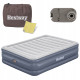 Матрац надувний Bestway 6713I з насосом 203 x 152 x 51 см, сірий