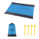 Килимок NILS CAMP RIPSTOP NC1716, 200 х 210 - чорно-синій