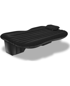 Матрац надувний Costway Car з насосом 142 х 91 х 48 см - чорний