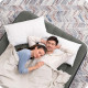 Матрац надувний Bestway 6713M 191x137 см, чорно-сірий