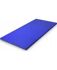 Гімнастичний матрац Costway 3 предмета SP37313 240 см x 120 см x 5 см синій