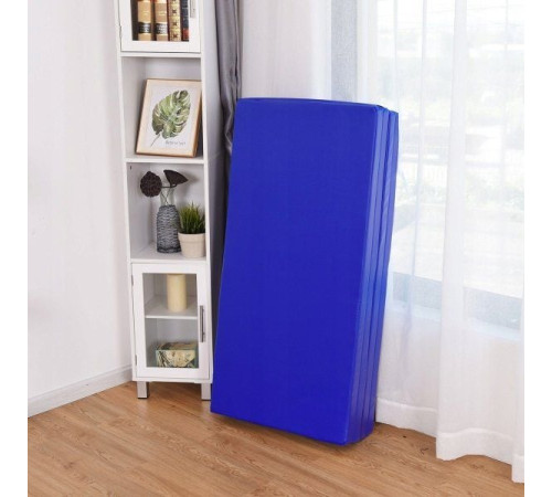 Гімнастичний матрац Costway 3 предмета SP37313 240 см x 120 см x 5 см синій Гімнастичний матрац Costway 3 предмета SP37313 240 см x 120 см x 5 см синій