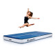 Килимок надувний гімнастичний inSPORTline Aircase 280x140 см, синьо-білий