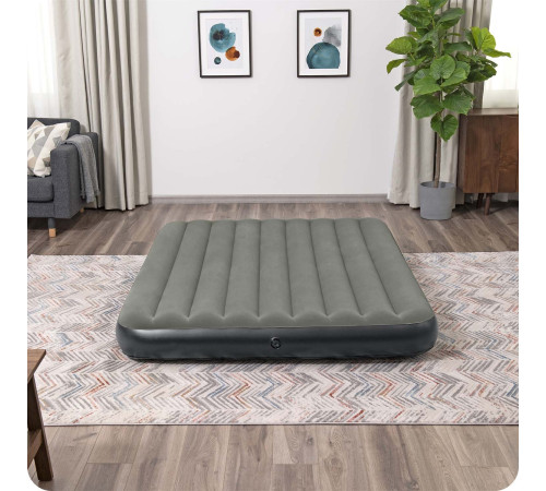 Матрац надувний Bestway 6713N 203x152 см, чорно-сірий Матрац надувний Bestway 6713N 203x152 см, чорно-сірий