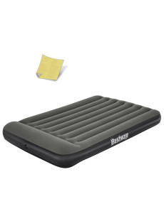 Матрац надувний Bestway 67681 191x137 см, чорно-сірий