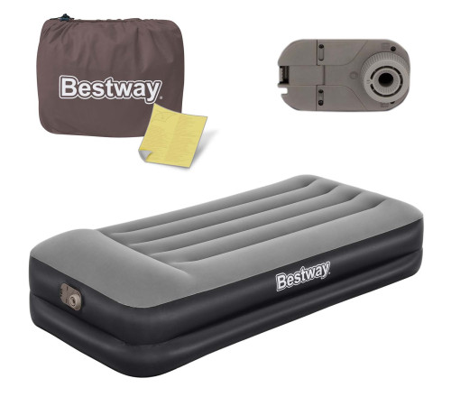 Матрац надувний Bestway 67401 з насосом 191x97x46 см Матрац надувний Bestway 67401 з насосом 191x97x46 см