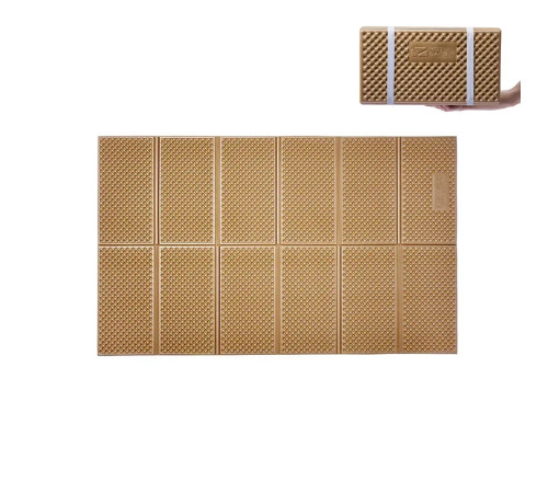 Килимок подвійний складаний Mobi Garden NX20663007 198 х 118 х 1,7 см, хакі