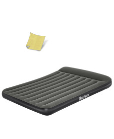 Матрац надувний Bestway 67682 203x152 см, чорно-сірий
