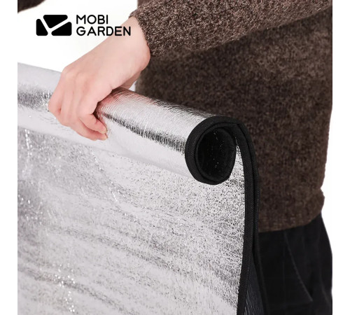 Килимок Mobi Garden Aluminium NX20663008 180 х 200 см, сріблястий Килимок Mobi Garden Aluminium NX20663008 180 х 200 см, сріблястий