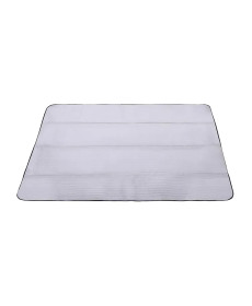 Килимок Mobi Garden Aluminium NX20663008 180 х 200 см, сріблястий