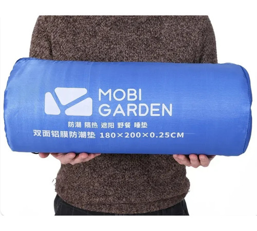 Килимок Mobi Garden Aluminium NX20663008 180 х 200 см, сріблястий Килимок Mobi Garden Aluminium NX20663008 180 х 200 см, сріблястий