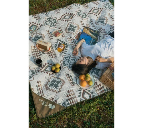 Килимок для пікніка Mobi Garden Ultrasound picnic NX22663020 200 х 200 см, хакі Килимок для пікніка Mobi Garden Ultrasound picnic NX22663020 200 х 200 см, хакі
