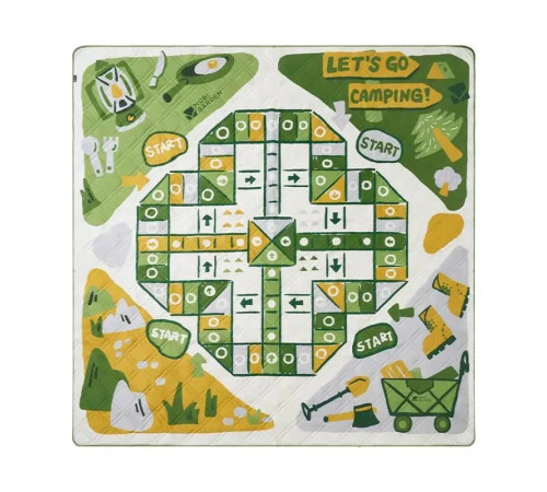 Килимок для пікніка Mobi Garden Camp NX23663021 200 х 200 см, зелений Килимок для пікніка Mobi Garden Camp NX23663021 200 х 200 см, зелений