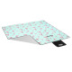 Покривало для пікніка NILS CAMP NC8005 FLAMINGO 200x200 см - бірюзово-рожевий