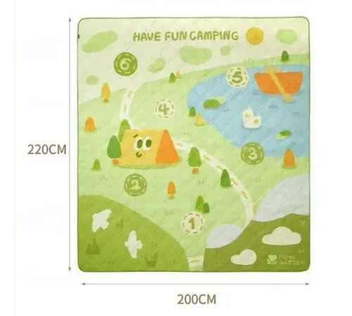 Килимок для пікніка Mobi Garden Fun Picnic NX23663024 200 х 220 см, зелений Килимок для пікніка Mobi Garden Fun Picnic NX23663024 200 х 220 см, зелений
