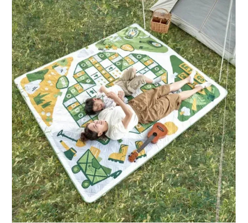 Килимок для пікніка Mobi Garden Camp NX23663022 200 х 220 см, зелений Килимок для пікніка Mobi Garden Camp NX23663022 200 х 220 см, зелений