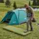 Матрац туристичний з вбудованим насосом NILS CAMP NC4402 190 х 63 х 10 см, зелений