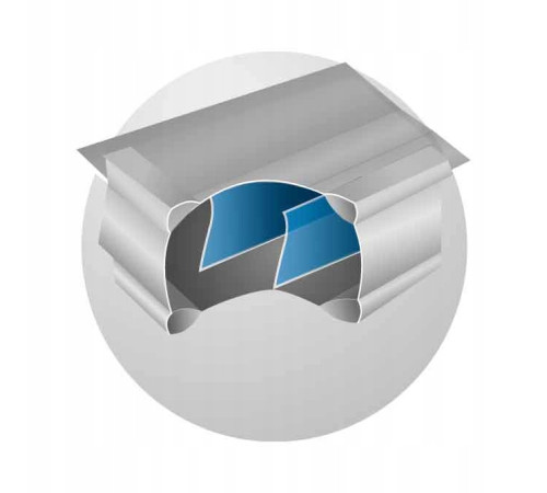 Матрац надувний Bestway 67630 203 x 152 x 46 см, синьо-сірий