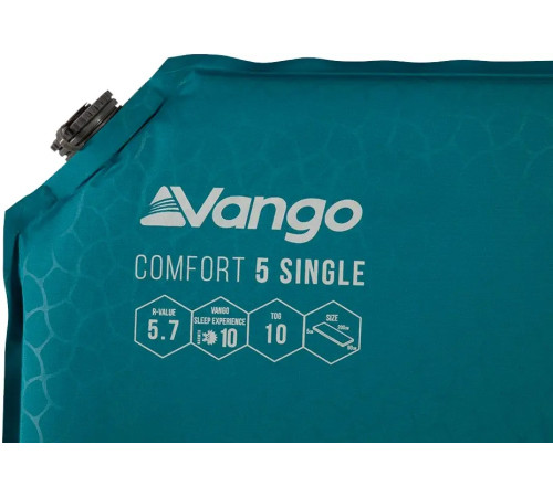 Килимок самонадувний Vango Comfort 5 Single Bondi синій (SMQCOMFORB36A11)