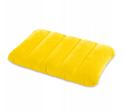 Надувна подушка Intex 68676-yellow (43 x 28 x 9см) жовта Надувна подушка Intex 68676-yellow (43 x 28 x 9см) жовта