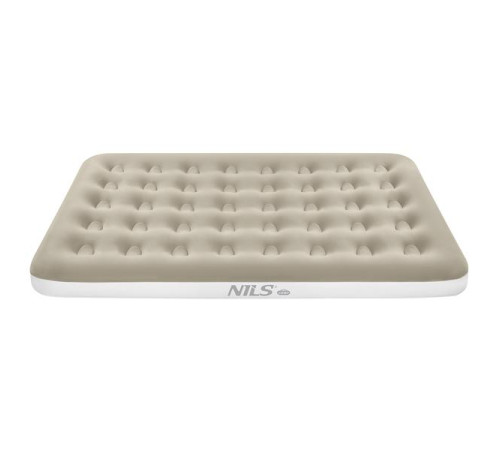 Матрац надувний двомісний NILS CAMP NC2802 191 х 137 х 22 см, бежевий