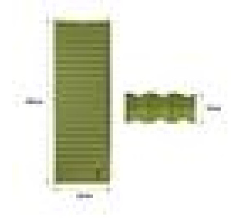Надувний килимок NC4101 NILS CAMP 9 см зелений Надувний килимок NC4101 NILS CAMP 9 см зелений