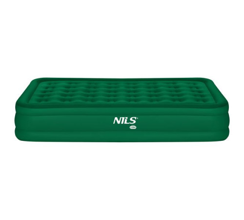 Матрац надувний двомісний NILS CAMP NC2808 з електронасосом 200 х 145 х 35, зелений