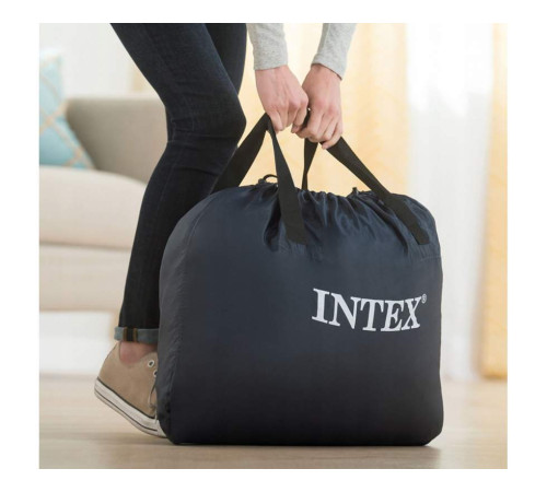 Матрац надувний INTEX 64488 191x99x51 см, сірий Матрац надувний INTEX 64488 191x99x51 см, сірий